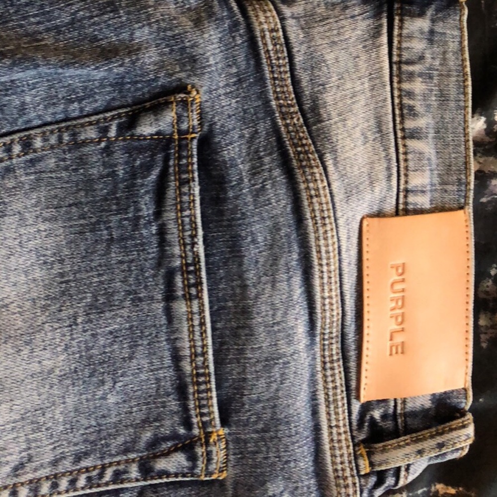 PURPLE distressed jeans *brand new * sz 31/30
